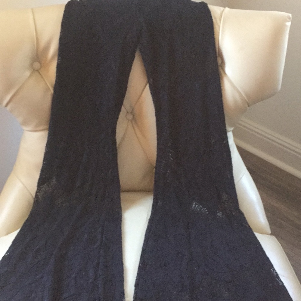 Nightcap for the people black bell bottoms